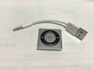 iPod shuffle 4世代　シルバーno.85