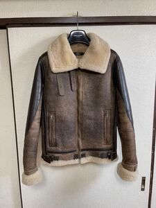 【即決】【大人気商品】 GREEN MAN グリーンマン LEATHER JACKET ジャケット レザーブルゾン ムートン BROWN ブラウン 茶色