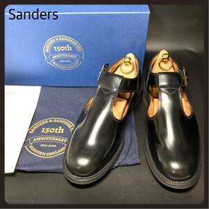 未使用 SANDERS サンダース ミリタリー サンダル 箱 布 付 4.5