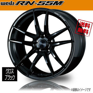 ホイール新品 1本のみ 保証書付 WEDS Sport RN-55M Gブラック ウェッズスポーツ 19インチ 5H114.3 9.5J+38 φ73 業販4本購入で送料無料