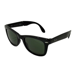 Ray-Ban レイバン ウェイファーラー サングラス RB4105 サイズ50□22 折りたたみ メンズ レディース ケース付き 【中古品】 12410K371U