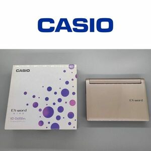 ●訳あり品●XD-D6000●CASIO カシオ 電子辞書 EX-word DATAPLUS6 中古品 used ゴールド 動作確認済み 本書籍シリーズ J06