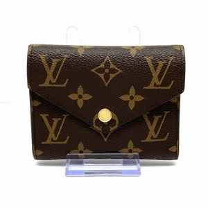 ルイヴィトン LOUIS VUITTON 3つ折り財布 M62472 ポルトフォイユヴィクトリーヌ モノグラム RFID確認済み 財布 モノグラム