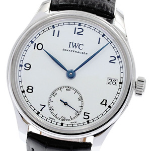 IWC SCHAFFHAUSEN IW510212 ポルトギーゼ・ハンドワインド・エイトデイズ 150イヤーズ 手巻き メンズ 保証書付き_825019