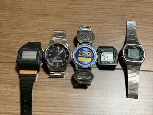 1635●メンズ腕時計　カシオ　CASIO　まとめて5点　※ジャンク品