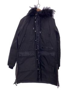 DIESEL◆W-BULLISK LONG PADDED JACKETモッズコート/S/コットン/BLK