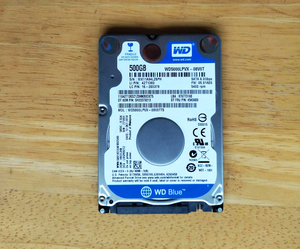 【正常】 HDD 500GB WD5000LPVX-08VOT 5400rpm 2.5インチ ハードディス