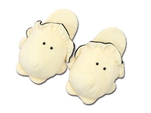 求心フレンズ Kyushin friends 牡蠣ルームシューズ Oyster Room Shoes ぬいぐるみ Plush Toy スリッパ Slippers 滑り止め付き anti-slip