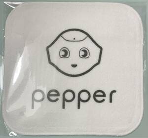 【新品】非売品 Pepper ペッパー ハンドタオル Softbank ノベルティ