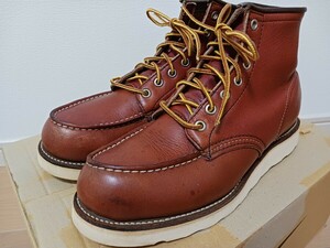 99年製 RED WING 8875 四角犬タグ 8E 26cm アイリッシュセッター モックトゥ レッドウィング ヴィンテージ オロラセット 赤茶