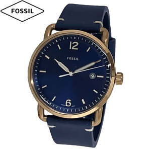 FOSSIL フォッシル 腕時計 新品 アウトレット THE COMMUTER コミューター FS5274 メンズ クォーツ ブルー ネイビー 革ベルト 並行輸入品