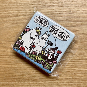 MOOMIN　コンパクトミラー　グレー　ムーミン