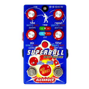 Alexander Pedals アレクサンダーペダルズ Superball ディレイ ギターエフェクター