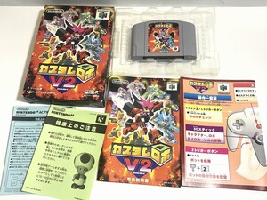 ニンテンドー64専用ソフト カスタムロボV2 CUSTOM ROBO V2 箱入り・取扱説明書 美品 現状品