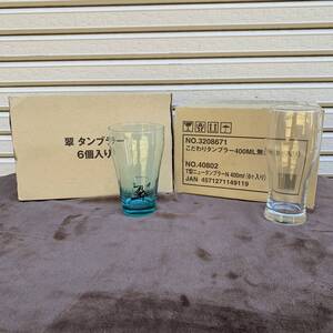 ★ 新品未使用 翠ジンソーダグラス こだわりタンブラーグラス セット 400ml 全12個【中古品】★