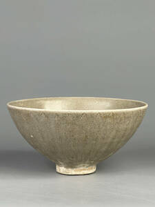中国美術　明~清時代　青磁茶碗　碗　茶道具　唐物　時代物　古物　