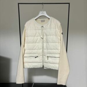 モンクレール★MONCLER2023★春用カーディガン★ツイード★XL★国内正規品