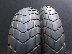 【送料無料★ ※沖縄・離島を除く】中古前後セット!ピレリ◎MT60 RS. 110/80R18. 180/55R17. VP006:24092