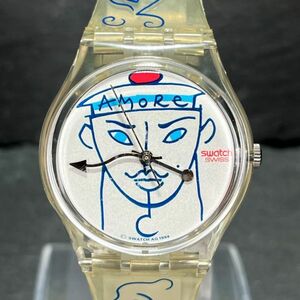 レア SWATCH スウォッチ FLOWERS フラワーズ Lindsay Kemp リンゼイケンプ AG1994 GK207 腕時計 アナログ クオーツ 新品電池交換済み