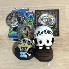 ONE PIECE ワンピース トラファルガー・ロー セット ぬい 缶バッジ