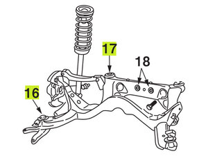 nismo ニスモ 強化ブッシュ リヤサスペンションマウントブッシュキット 1台分キット（No. 16、17） シルビア S15