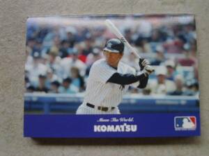 松井秀喜 ニューヨーク ヤンキース メモパッド komatsu ノベルティ 非売品 Hideki Matsui