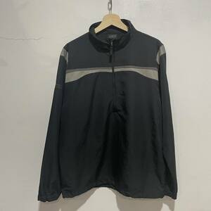 ☆送料無料☆NIKE GOLF☆ナイキゴルフ☆ハーフジッププルオーバージャケット☆メンズL☆黒☆ゴルフ☆J21c