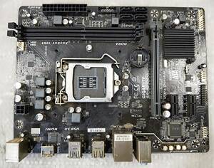 【中古パーツ】BIOS確認のみ、GIGABYTE GA-H110M-A マザーボード ＩＯパネル付 LGA1151 ■MB2290