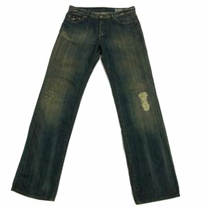 ■GAS Jeans MEDFORD デニムパンツ ジーンズ ダメージ加工 ボタンフライ メンズ