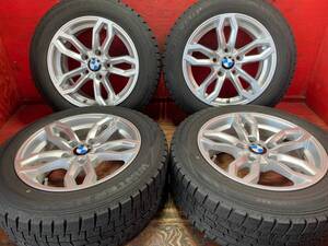 【純正】BMW 205/60/R16 92Q DUNLOP WINTERMAXX WM02 製造年2018 4本 80% バリ山 *356