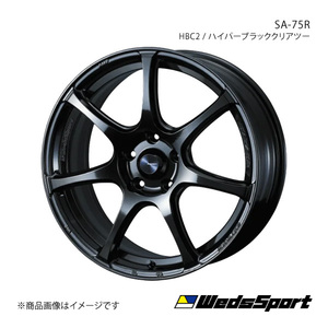 WedsSport/SA-75R タント L370系 アルミホイール1本【16×5.0J 4-100 INSET45 HBC2】0074017