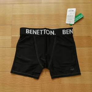 新品 BENETTON メンズ サポーター トランクス LL 水着 ブラック