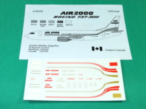 D AHSデカール 1/200 2028 Air2000 ボーイング B737-300