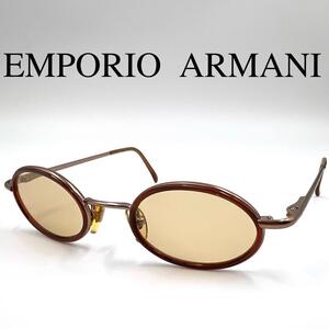 EMPORIO ARMANI エンポリオアルマーニ サングラス 度なし オーバル