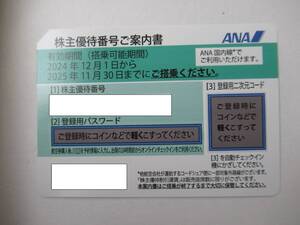 ☆ANA株主優待券　4枚とグループ優待券　1冊　送料無料！