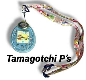 送料無料 希少 動作品 美品 たまごっち ピース ブルーTamagotchi P’s バンダイ ストラップ BANDAI ゲーム おもちゃ バーチャル ペット 