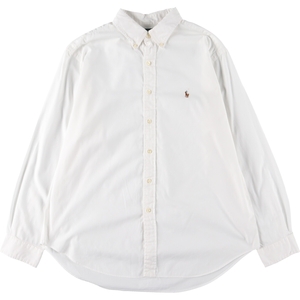 古着 ラルフローレン Ralph Lauren CLASSIC FIT 長袖 ボタンダウンシャツ メンズL /eaa452474