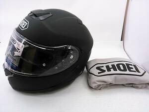 【送料無料】試着程度 美品 2023年製 SHOEI ショウエイ NEOTEC3 ネオテック3 マットブラック Sサイズ インナーバイザー システムヘルメット