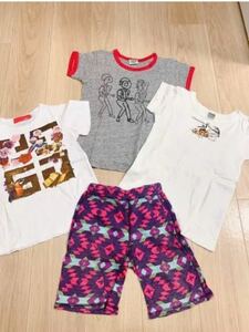 Tシャツ　トップス　半袖　ハーパン　ハーフパンツ　パンツ　F.O.KIDS エフオーキッズ　まとめ売り　120