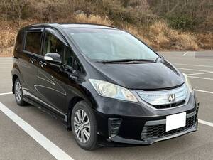 ホンダ フリードHV ハイブリッド ジャストセレクション ☆実質ワンオーナー／ディーラー整備車／車検R7年12月／両側パワスラ／6人乗り