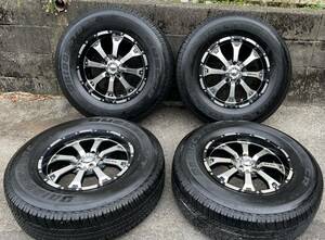 中古美品MKW MK-46 17インチ 7.5J +35 5H PCD127 BRIDGESTONE 265/70/R17 セット