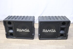 【ト足】RAMSA ラムサ PAスピーカー ペア WS-A200 ナショナルスピーカーシステム CE257CAA01