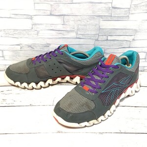 R7782bL Reebok リーボック ZIGTECH ジグテック シャーク パーシュート360 ローカットスニーカー メンズ 27.5cm グレー J99619