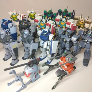 塗装済 完成品 HGUC 1/144 ガンダム プラモデル ガンプラ ジム 大量 まとめ セット GUNPLA Gundam GM Lot Set Plastic Model Kit BANDAI