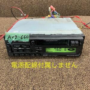 AV7-660 激安 カーステレオ KENWOOD RX-290 70401136 カセット FM/AM テープデッキ オーディオ 本体のみ 簡易動作確認済み 中古現状品