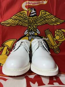 新品未使用　USMC Altama Mil-Spec USA Made White Leather Oxford 629318 9.5インチ　約27.5センチ