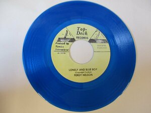 再発クリアブルー7インチ THE SKATALITES / CONFUCIUS FERDY NELSON / LONELY AND BLUE BOY (WO EP)