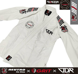 GRIT×neutro 柔術衣 コブラ LUTADOR ルタドール ライトモデル 軽量　コブラ　JIU JITSU ブラジリアン柔術 軽いWH