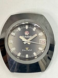 【動作品】RADO ラドー　　BALBOA バルボア　　 AT 自動巻き　　 カットガラス　　 腕時計　 デイト　　　本体のみ