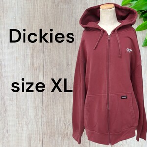 ●Dickies　ディッキーズ　 パーカー　XL　ボルドー